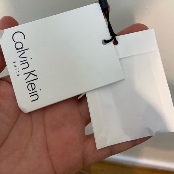 NWT Calvin Klein Luxe Stretch 2 Button Notch Lapel Long Sleeve Blazer - Picture 13 of 15